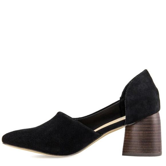 New in Box Sbicca Volin Black Asymmetrical Mule - Picture 1 of 9